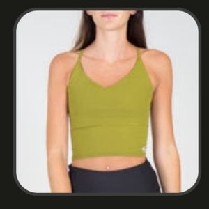 Greater Than Sports Sunrise Shelf bra, XS, Avocado Green